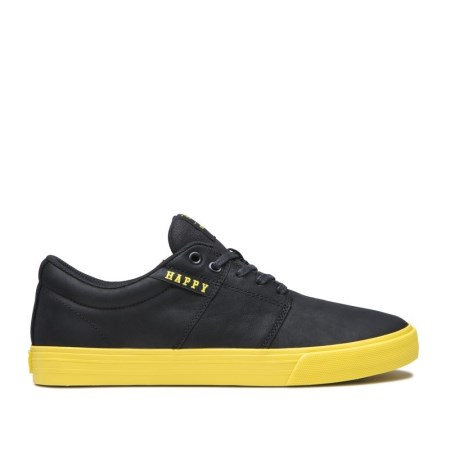 Supra Stacks II Vulc Svart Joggesko Herre [NO-5-G364]